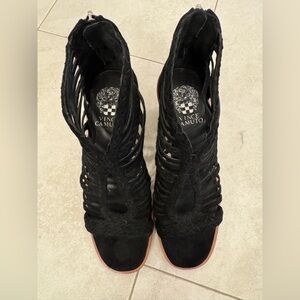 Vince Camuto Black Heeled Boots